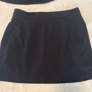 Black Athletic skort
